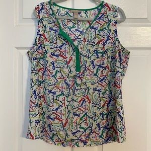 Banana Republic Glasses Print in Size XL